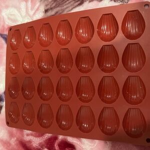 Set of Mini Madeleines tray French cookie bakeware